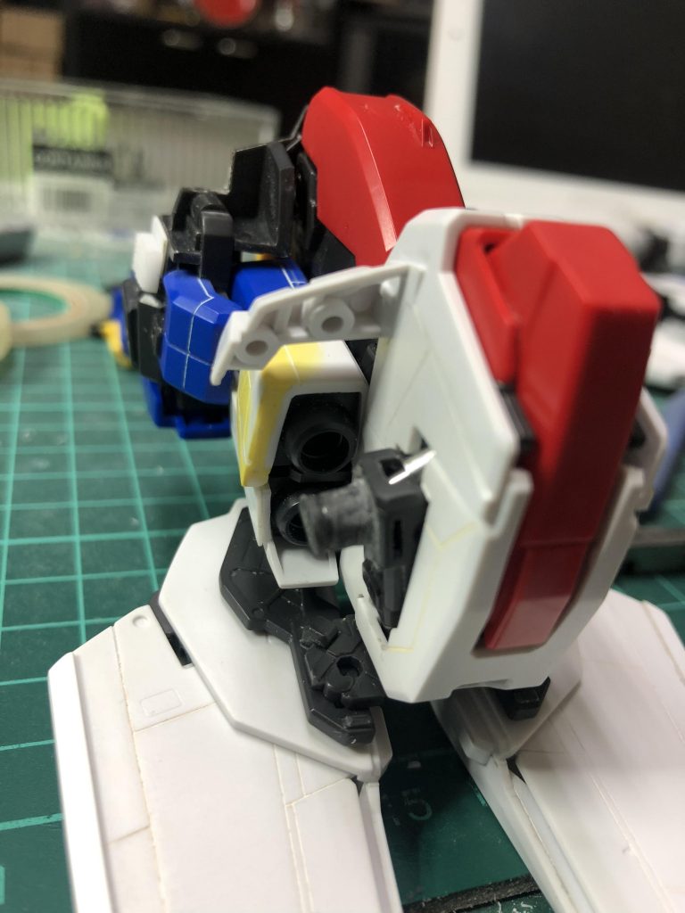 股間フレーム改造、シリンダー増設