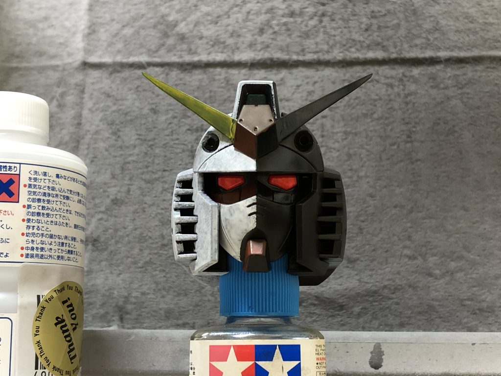 マスクの取り付け位置も若干下げて目がはっきり見える様にしました。