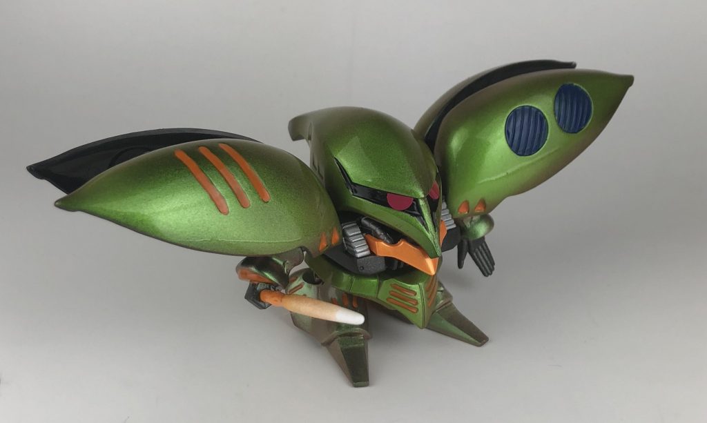 カラーストリームパール顔料トロピックサンライズをクリアグリーンでコート