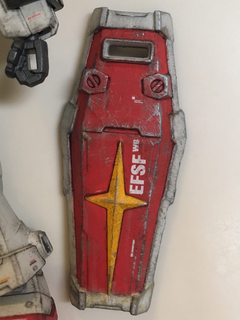 シールドのウェザリング