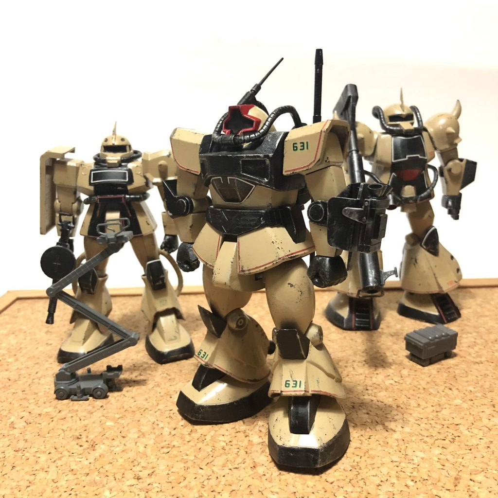 旧キット1/144「局地戦闘型ドム」–7枚目/制作者:GORO55