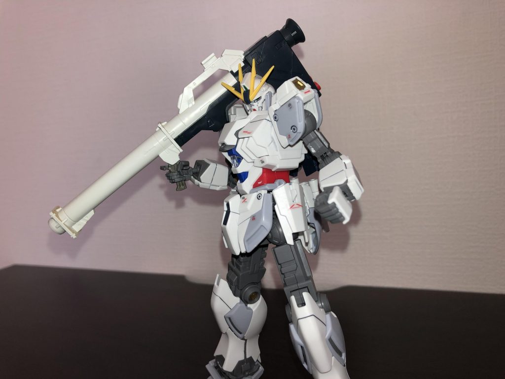 そっくりさんのνの武器
銃持ち手のサイズとこの武器のサイズがピッタリすぎて驚きました笑
これはνとミキシングすると見栄えが良さそうですね。