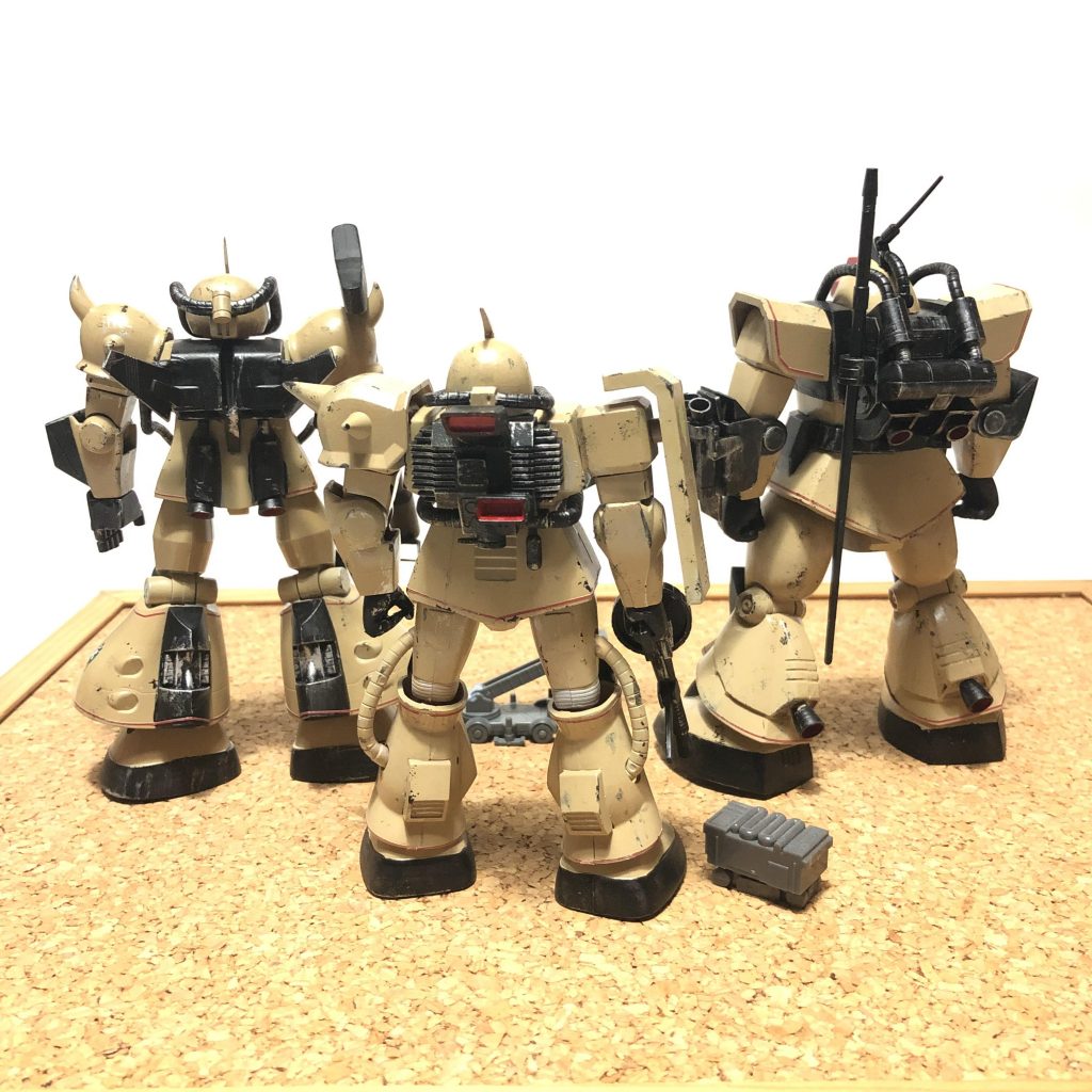 旧キット1/144「デザートザク」–9枚目/制作者:GORO55