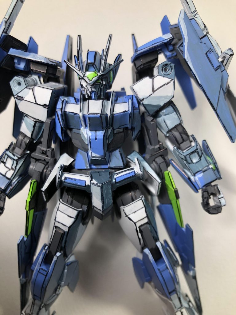 実はかなり早い段階でなんかこれじゃない感があったので、ズルズル作業を続ける
よりも次に切り替える為に写真で撮った面以外は塗っていません_:(´ཀ`」 ∠):