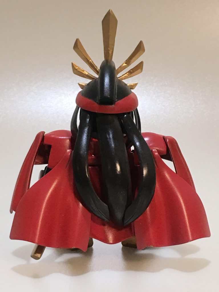 背面から
後ろ髪3つが独立可動します