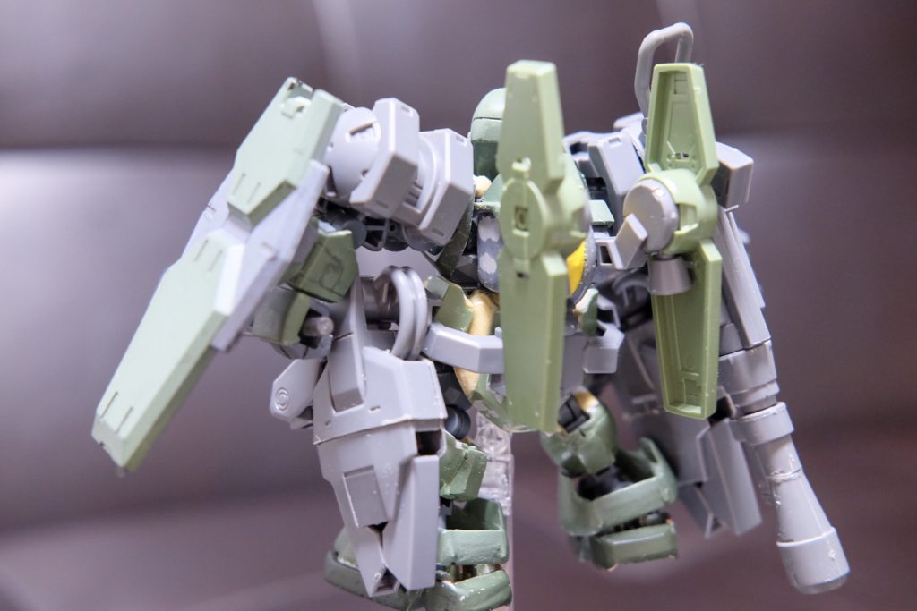 思い切ってブースターを大幅に切り詰めることで、バランスが改善しました。