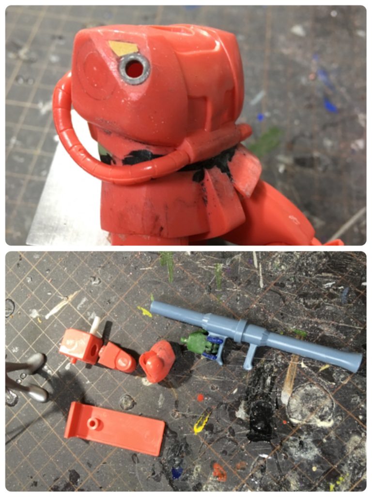 固定ポーズですが、一応ある程度後ハメ加工。