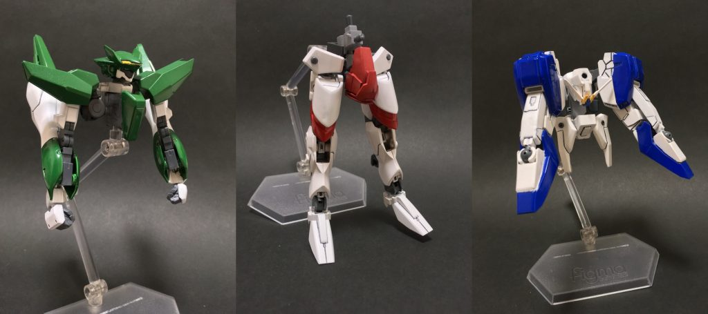 *アクエリオン ・タウ*
ベクタータウがヘッドの形態。
バックのウイングは展開可能です。
イオタと同じく、ベクターゼロの頭は取り外してます。