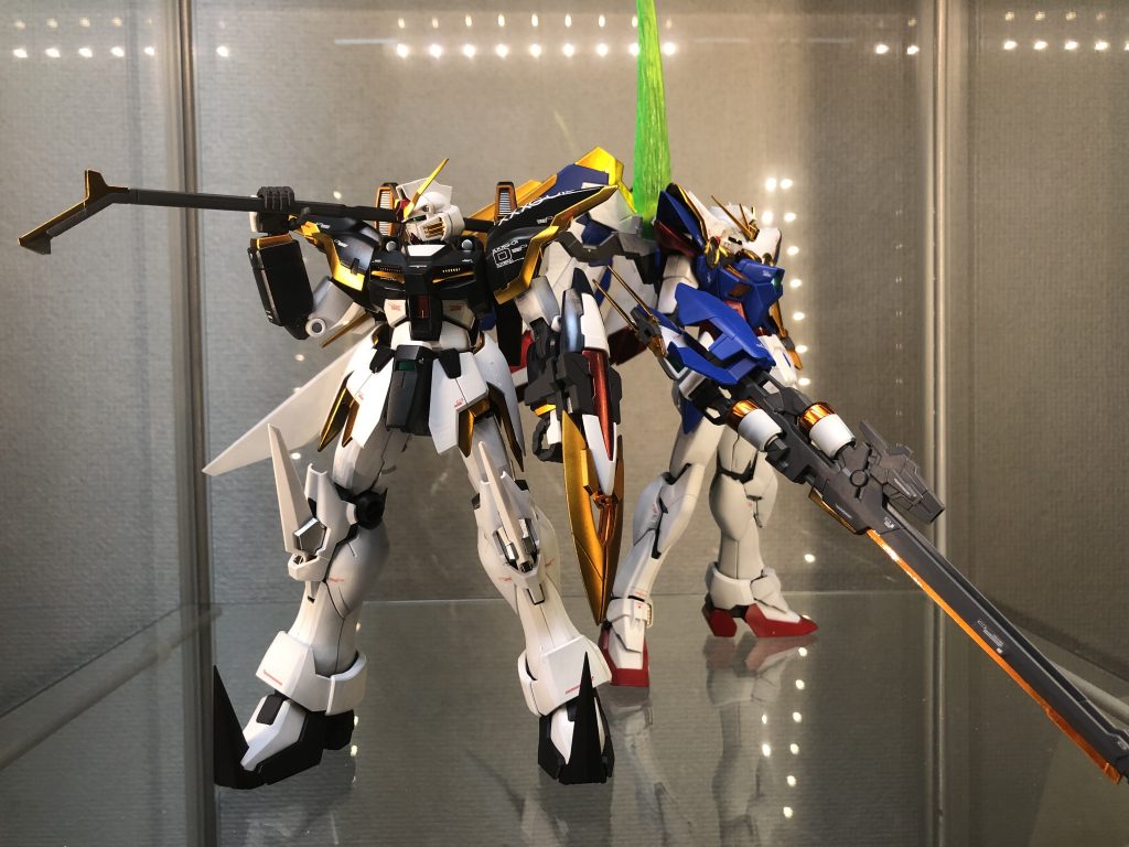 制作途中のウイングと…本当綺麗に出来て良かったと思いました