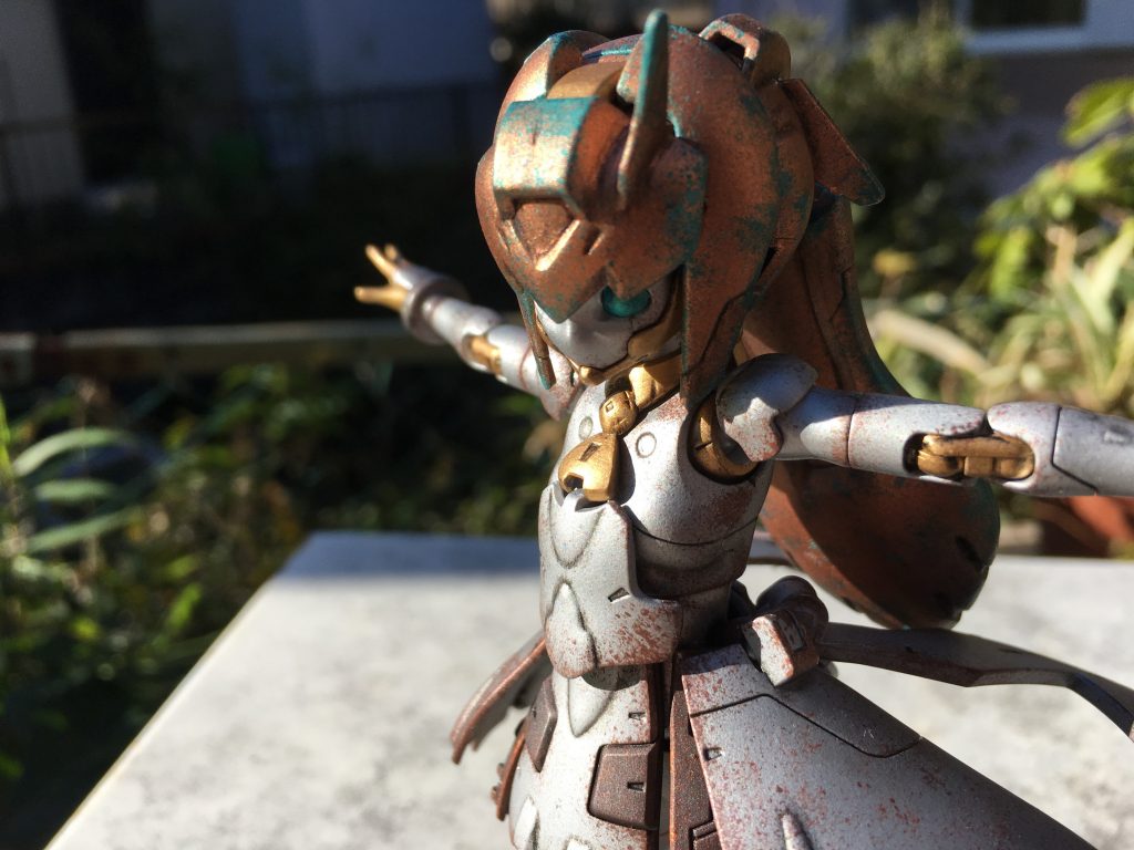 銅のサビの再現は初めてでしたが、それっぽくなってくれて満足してます( ˇωˇ )