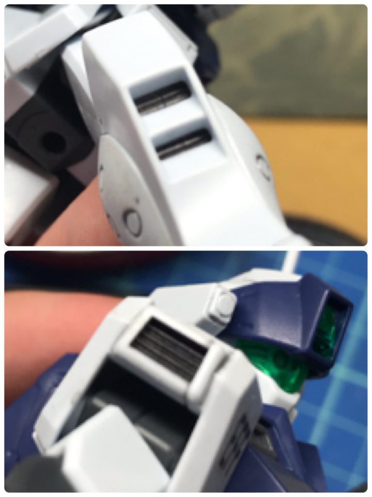 スラスター内部も塗装しました。