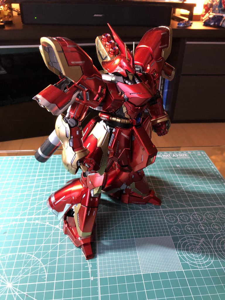 IRONMAN Mk-MSN-04 SAZABI–4枚目/制作者：@batayan423