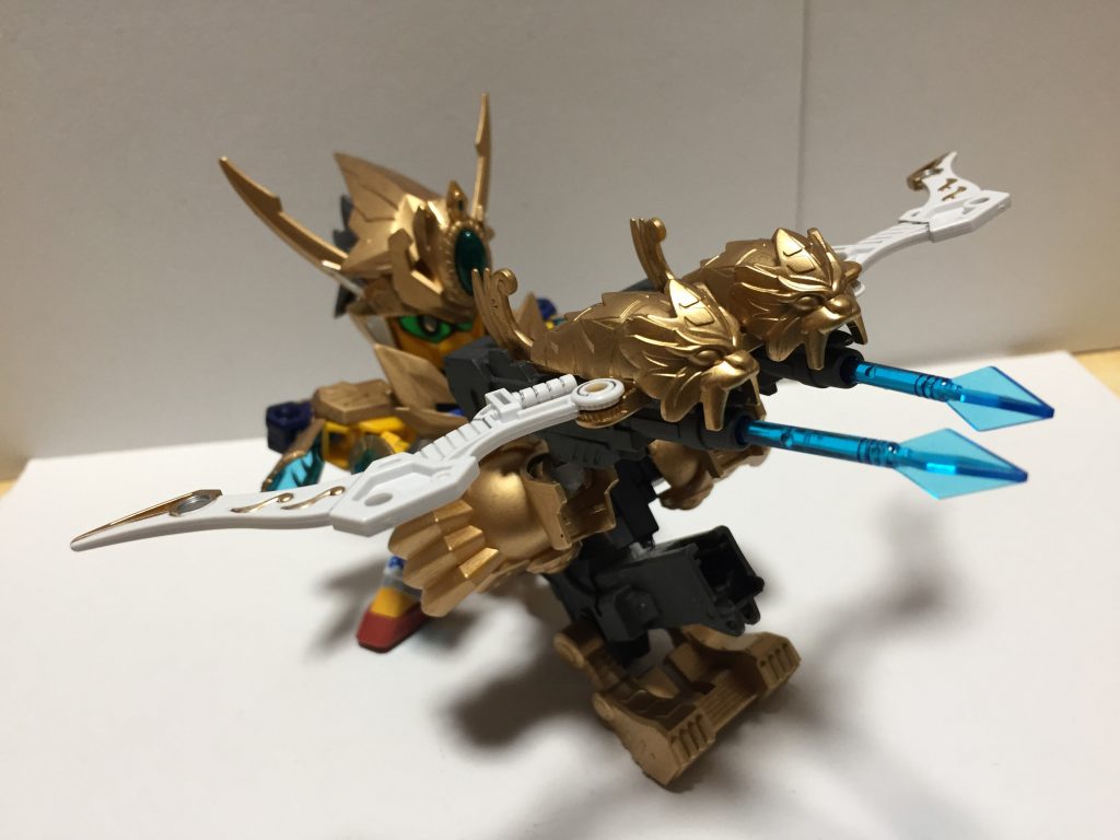 天雷二連火砲！！
天雷双火砲 砲台形態。以前の天雷火砲の様に大型の火砲に。
個々は旧天雷火砲より威力は劣るが、連結することで以前より高威力の火砲となる。
その分使用者への負担も大きい。