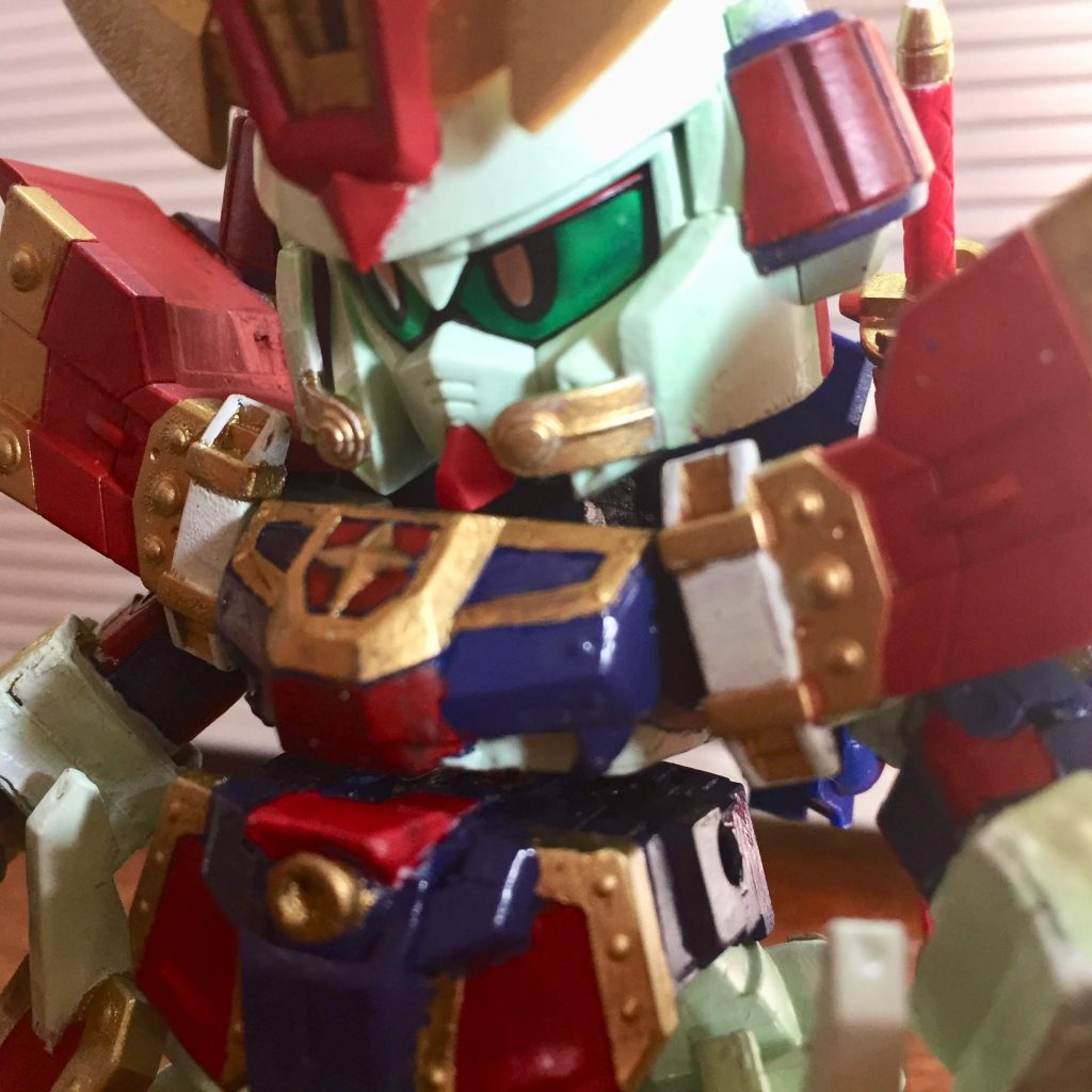 カラーはほぼ原作通り、白はアニメZZぽく緑強めにしてます