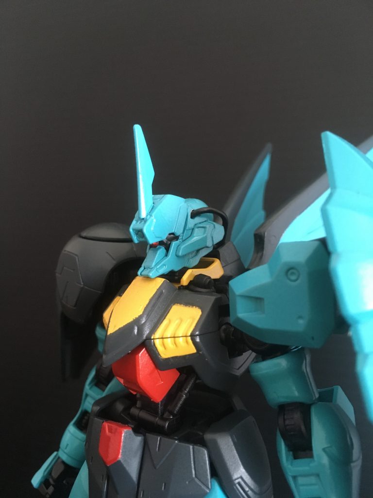 設定:
「ディジェ」に集積されたアムロの戦闘データから、反地球連邦組織「カラバ」のメカニック・チームが改造した陸戦用MS。コードネームの由来は「Amuro  DIJEH  Tune」。