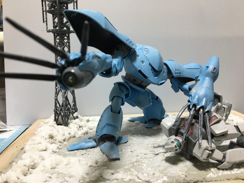 部分塗装とフィルタリングで制作しています。