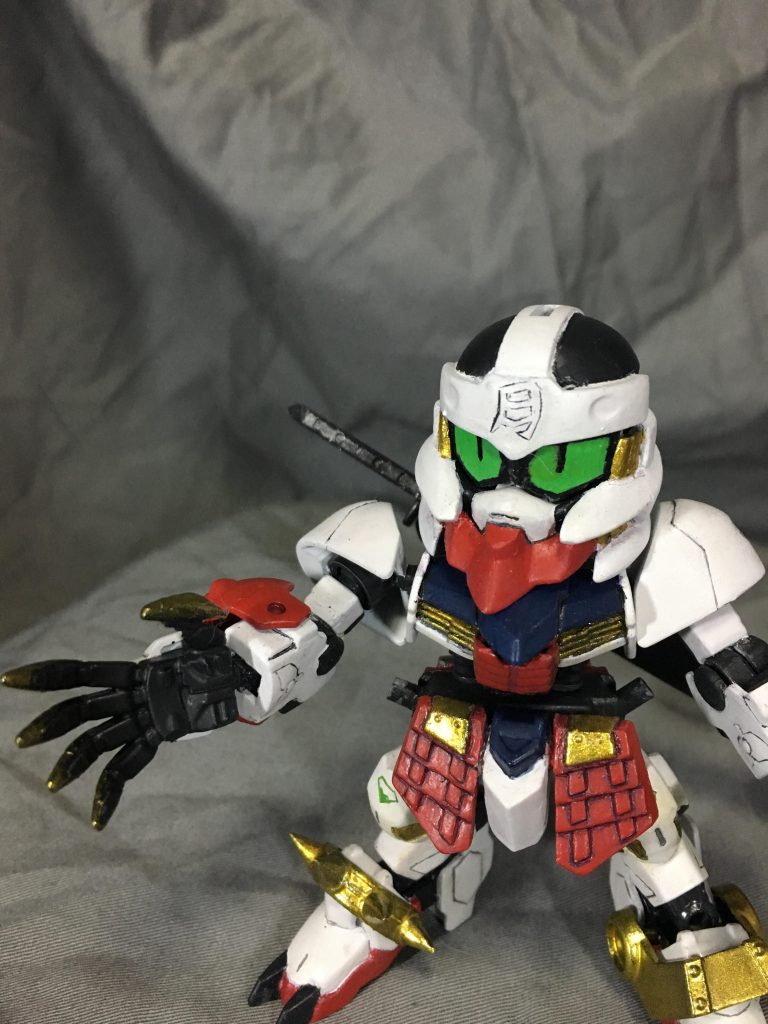 彼の普段の表情です。何を考えているのかわからない感じにしてみたかったのでバルバトスルプスのコミックワールドを参照に描いて見ました。