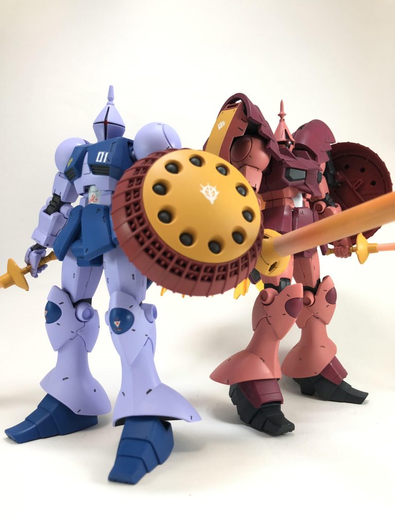 ギャンと並べてみたり。