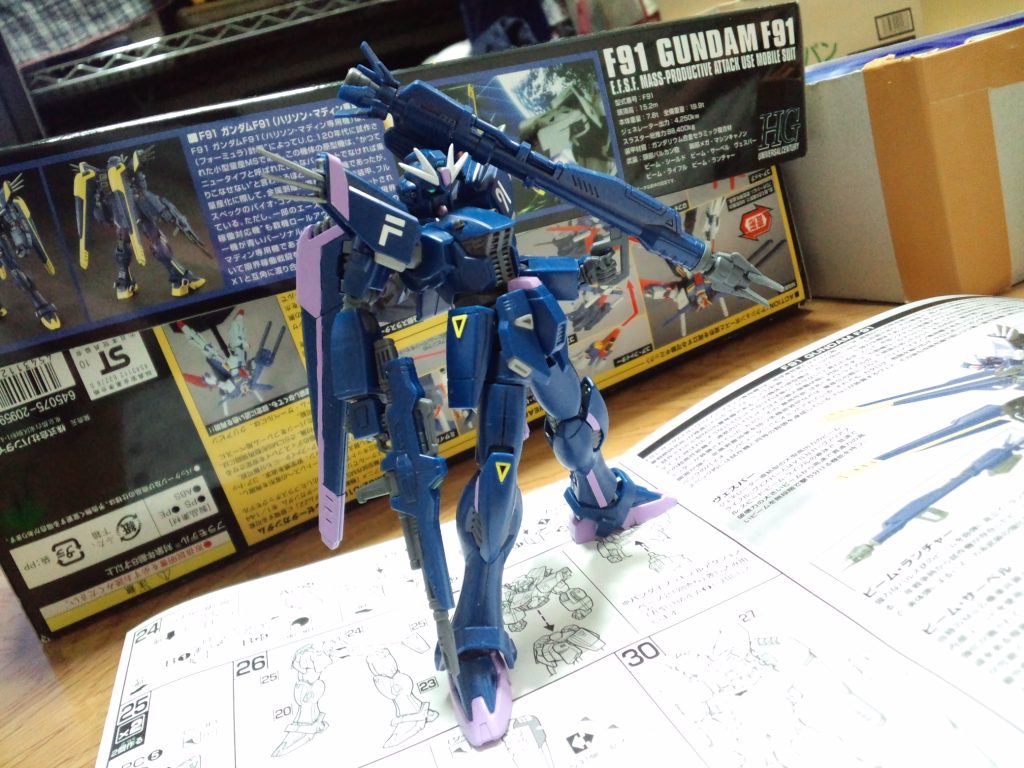 ガンダムF91(ハリソン機)–4枚目/制作者：チャーハン