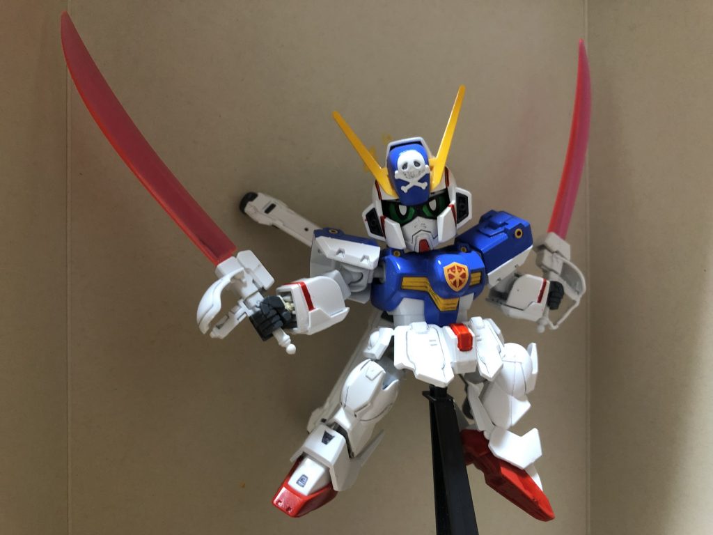 最後はザンバー二刀流で締め!
ちょっとかっこいいポーズで