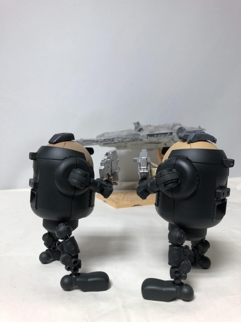 J     あれか! あのUFOが謎のバグの原因か!
K   よし 一気に片付けるぞ!