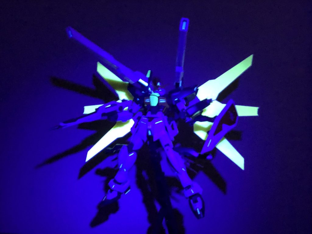 サテライトキャノン！ さらに迫力が増してて嬉しい
プレートも蛍光イエローで塗るとさらに迫力が出ました！