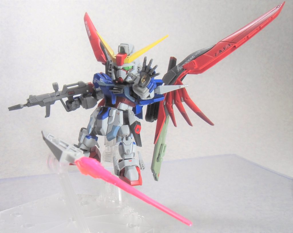 フラッシュエッジはBB戦士のものを使用しているので、エフェクトパーツがそのまま付きます。