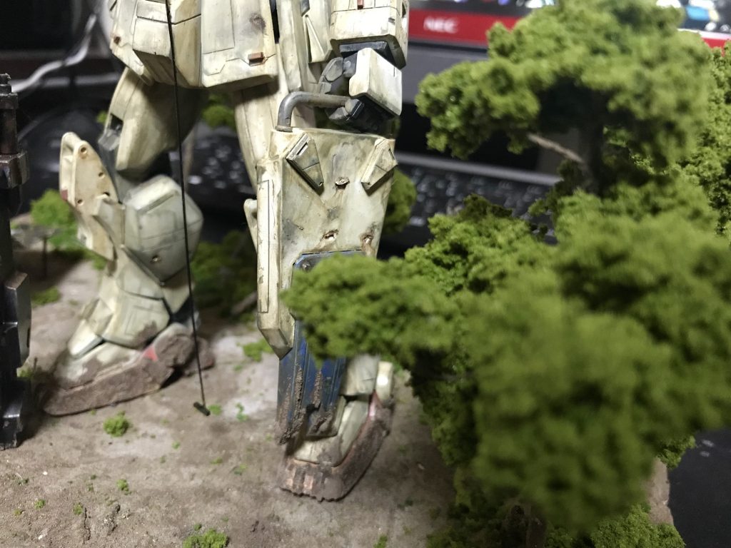 初ジオラマ 陸戦型ガンダム–5枚目/制作者：フルコウ