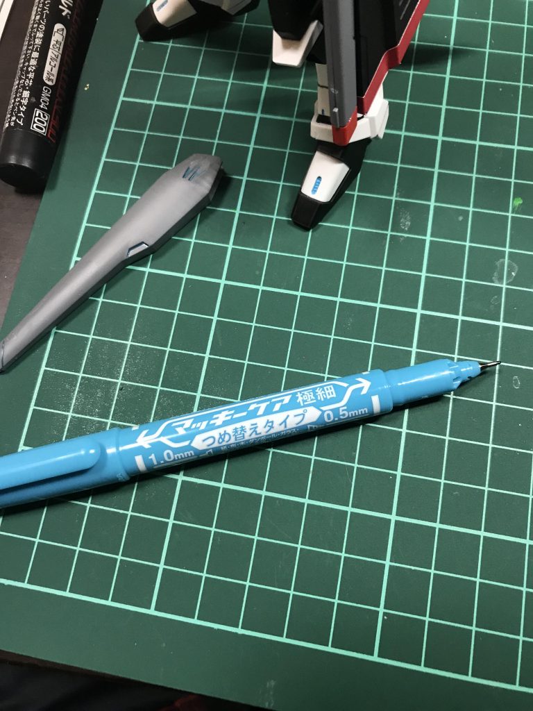 お手軽墨入れ作戦…その名も「マッキー！」