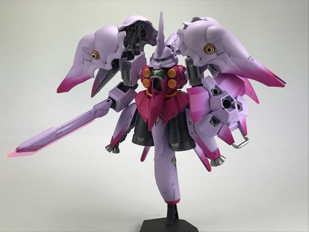 SDクシャトリヤをベースに、HGノイエ・ジールをミキシング