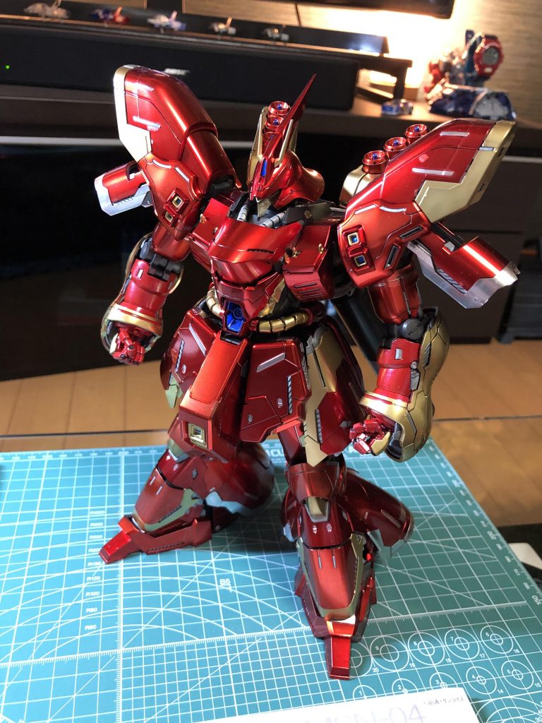 IRONMAN Mk-MSN-04 SAZABI–3枚目/制作者：@batayan423