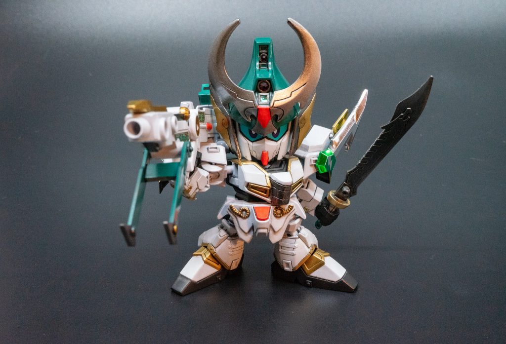 雷砲の基部はバトルアームズのフレームで繋いで自由度を確保