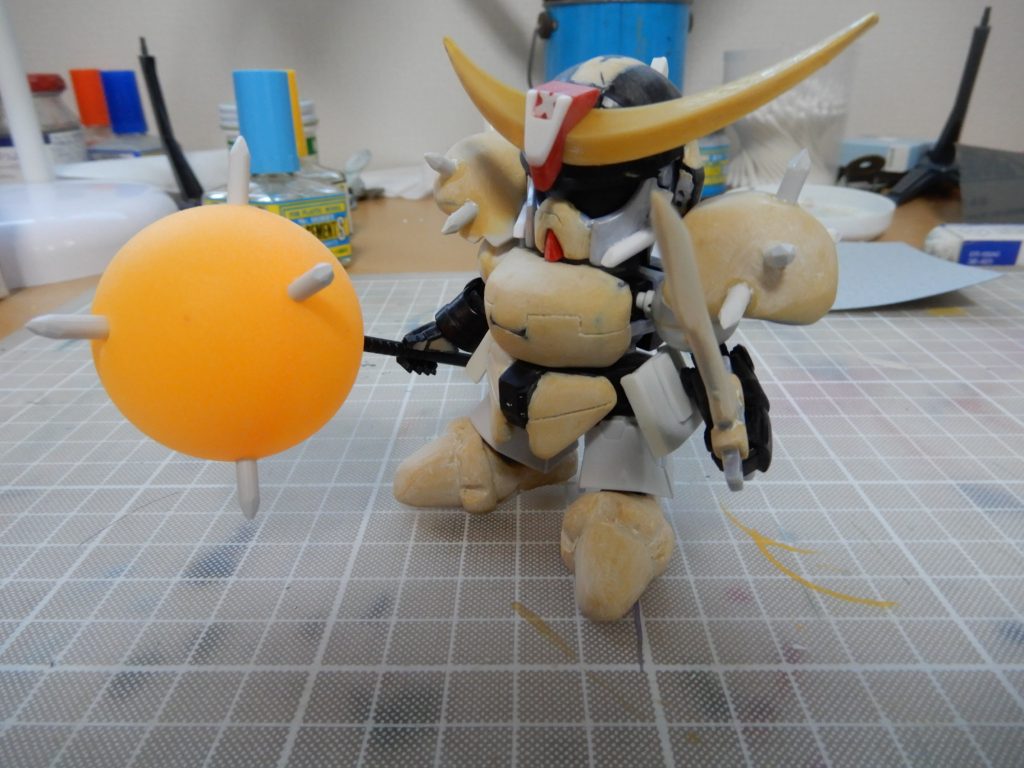 塗装前　ベースは真悪参