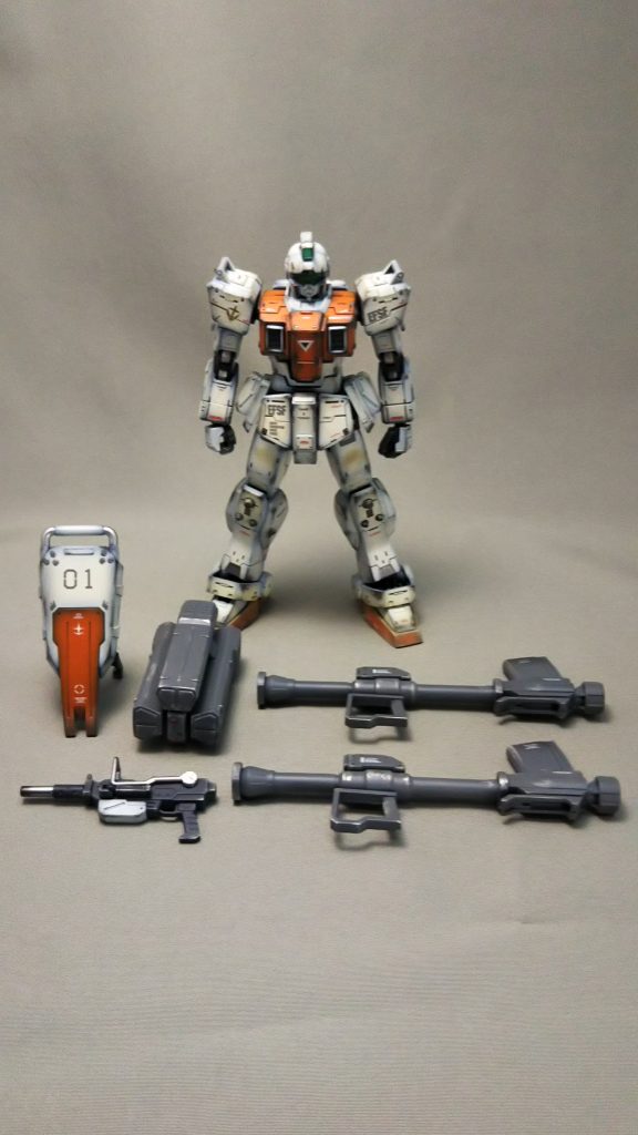 最後にサーベルを除く一通りの武装とを並べてのワンショット
今回は独断と偏見でネットガンは武装に入れませんでしたが、手が空いた際に後々ゆっくり作れればいいかな、と思っております
ここまで長くなりましたが、最後までご覧頂き、ありがとう御座いました
(人´∀`).☆.。.:*