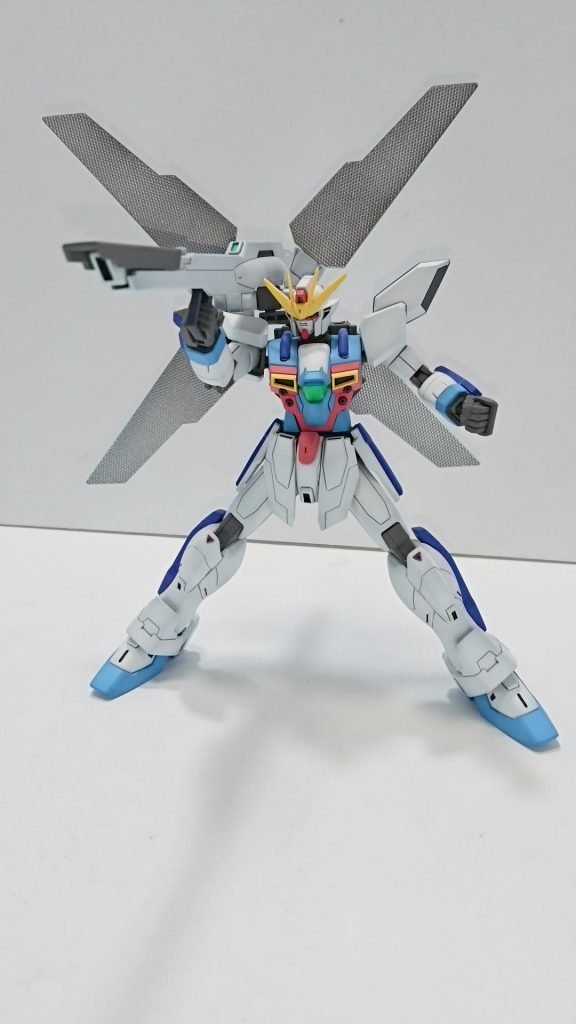 リフレクター部は輝度の高いシルバーを吹いてみました。