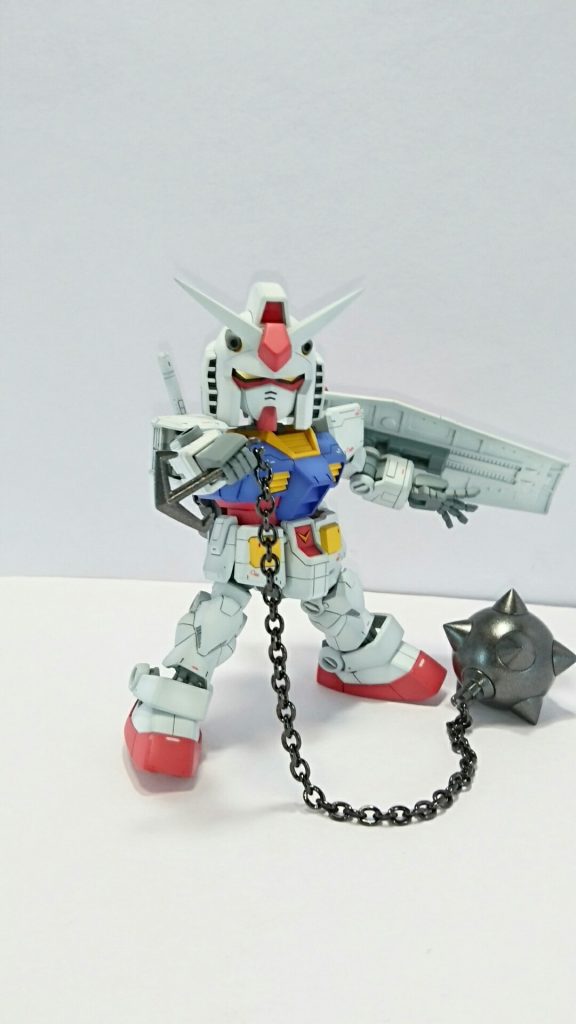 ガンダムハンマー。
HGとMGのパーツを組み合わせてます。