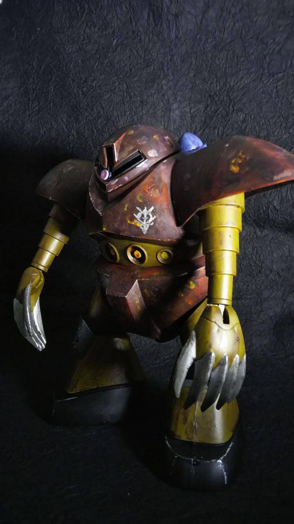 旧キット1/100ゴッグ–2枚目/制作者：フルアーマプドウ