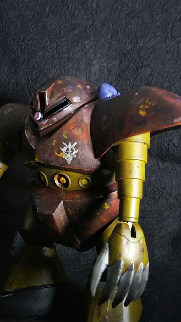 手書きのジオン軍マーク
なかなかうまくいかねぇ