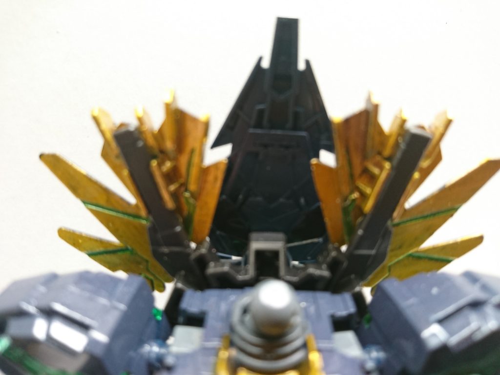 アンテナ同様アームドアーマーXCにもクリアグリーンを入れてあります。