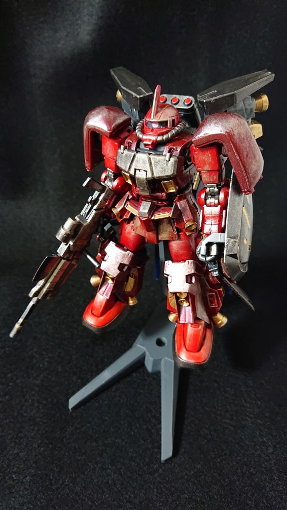 全体的に装甲の追加や加速装置の追加、カラーをオリジナルの赤カラーにしてます！