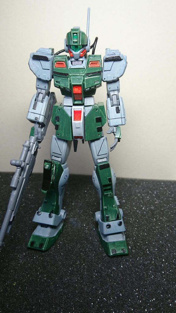 HGジム・スナイパーⅡ筆塗り塗装–2枚目/制作者：YASAGURE