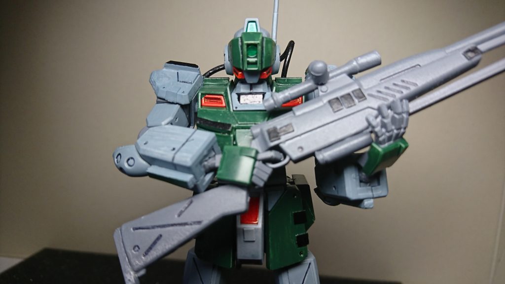 HGジム・スナイパーⅡ筆塗り塗装–4枚目/制作者：YASAGURE