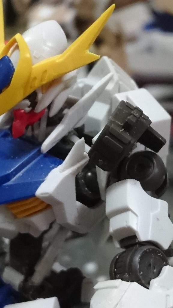 制作中です
腕を動かすと肩アーマーに違和感を感じたので別可動式にしてます