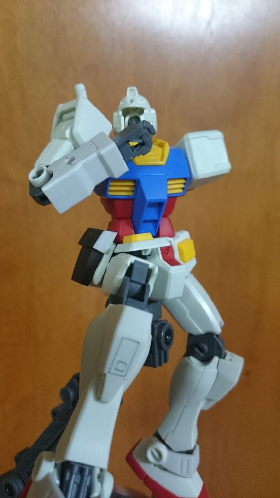 稼働範囲確認を兼ねた塗装前状態