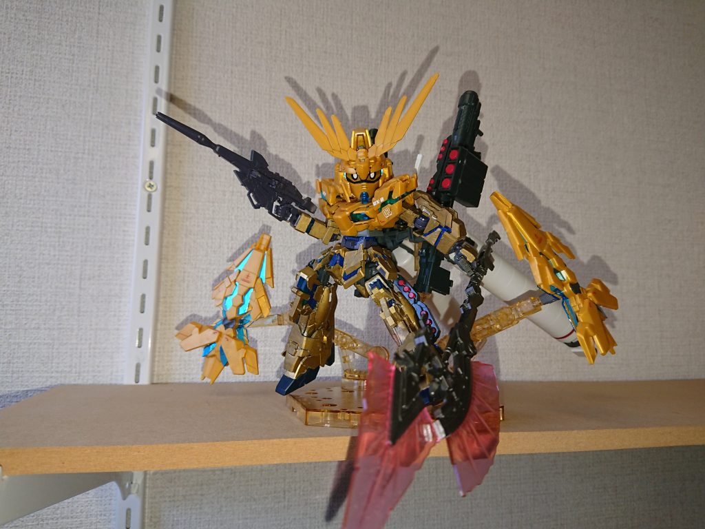 カッコイイポーズ。(塗り残しあるけど、そこはご了承下さい)