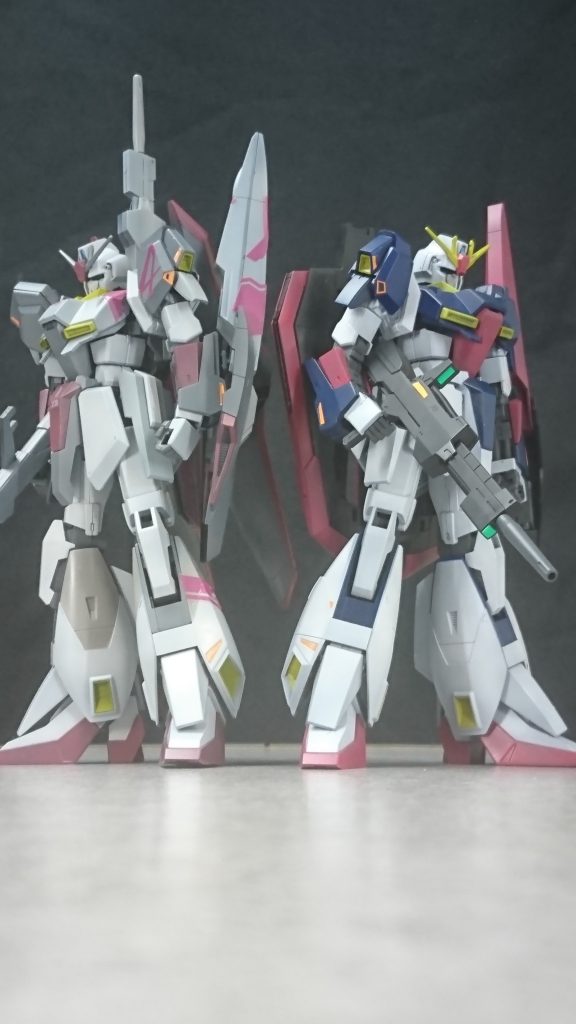 HGUC Zガンダム(U.C.0088)と一緒に。