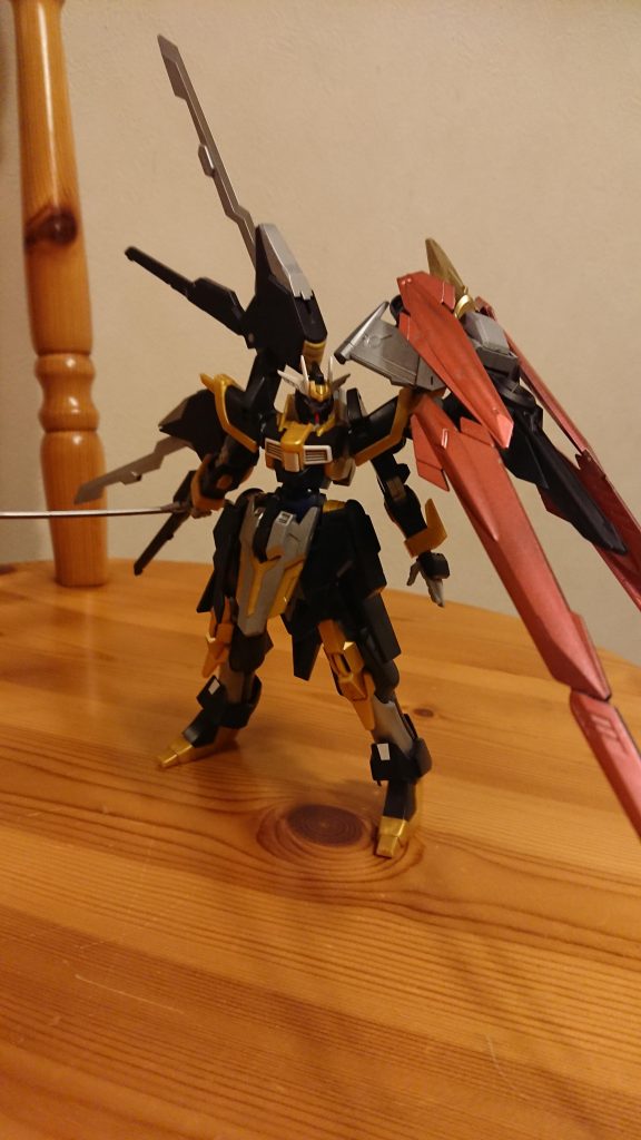 ガンダムシュバルツリッターをちょっと改造してみました。