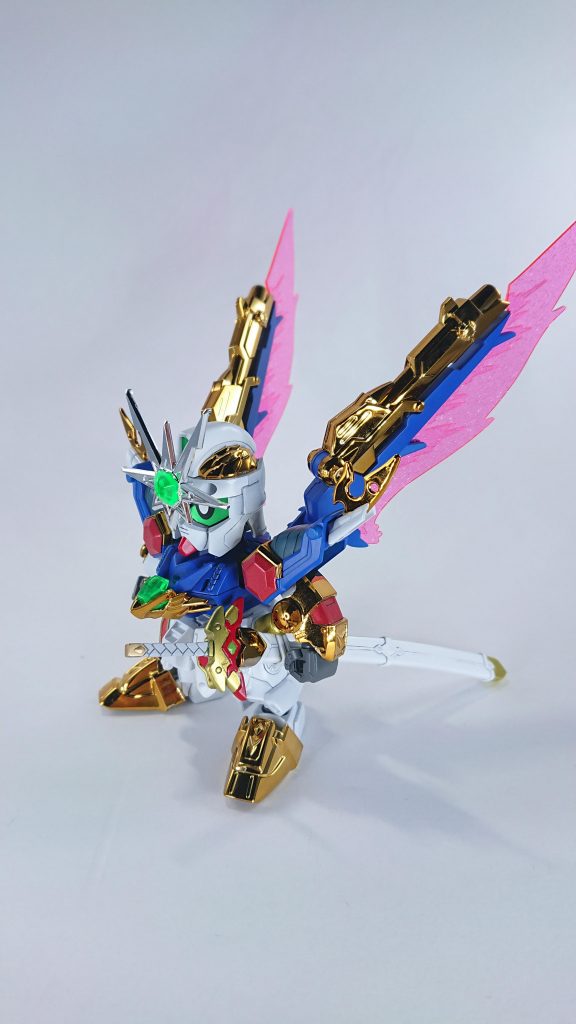 超将軍形態。肩のグレーは筆塗りで行いましたが、筆ムラが目立ちます(T-T)