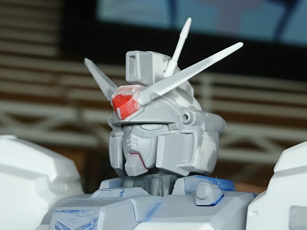 バルカン開口
フェイス部分エッジ立て
アンテナ部分隙間埋め などで少しは良くなったかなと