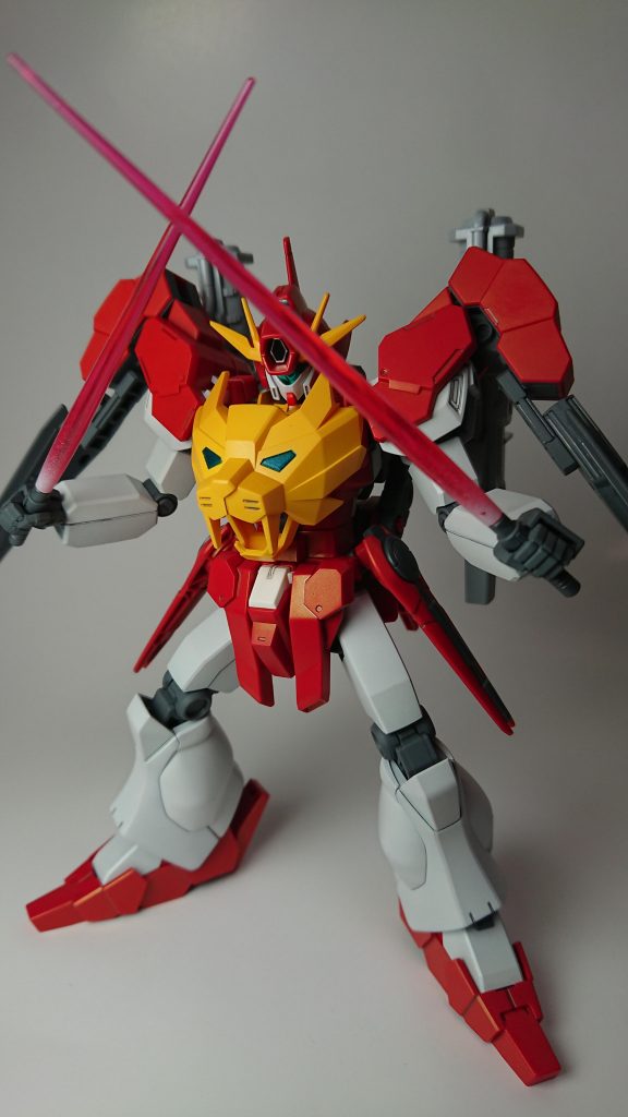 ビームサーベル×2本も装備しました。